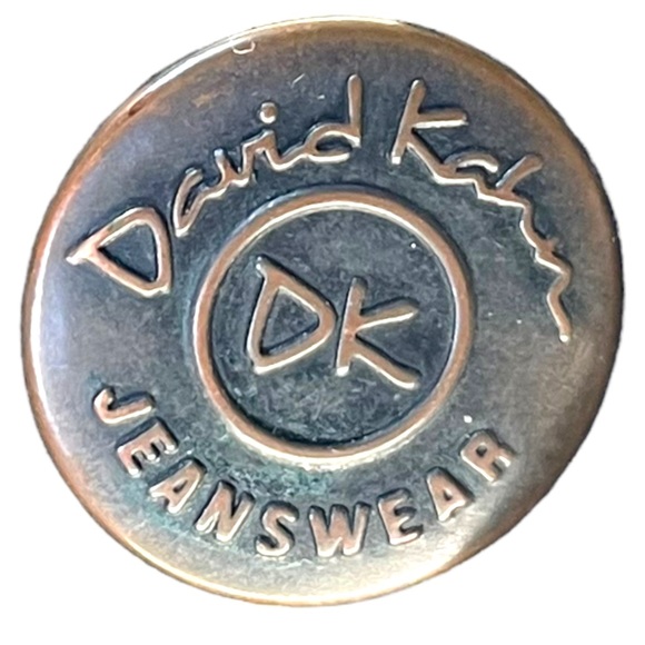 David Kahn Jeanswear Two Tone Heavy Stitching & Brass Hardware Jeans in Size 14 - Picture 15 of 16